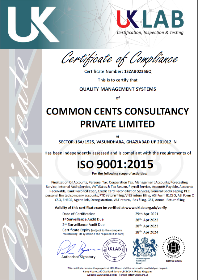 ISO-Certificate